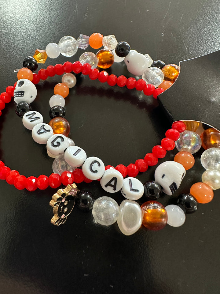 Triple Stack Halloween Bracelet