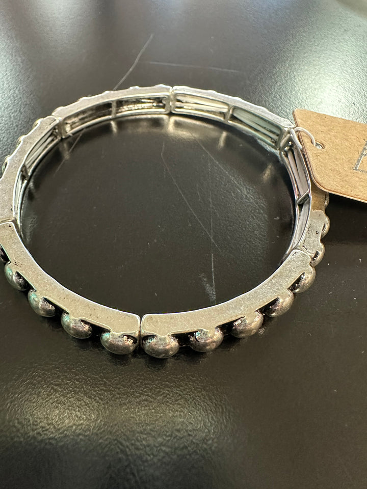 Silver Bead Bracelet