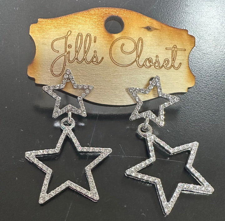 Double Star Stud earrings