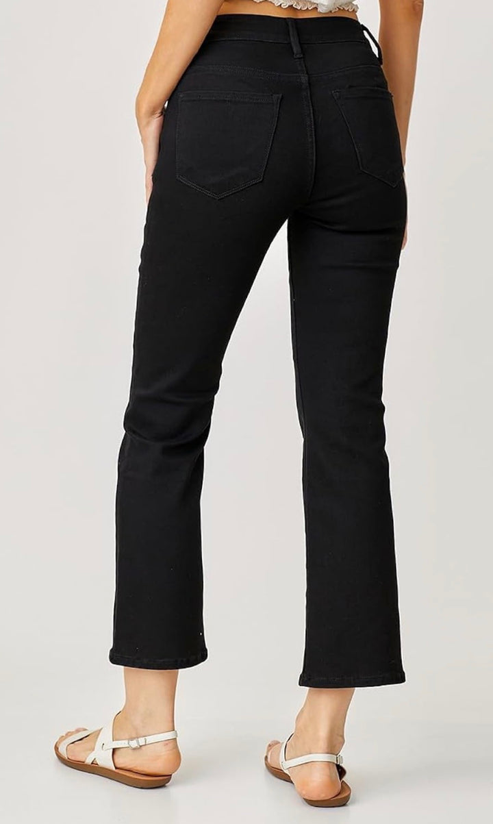 Wickedly Cute Black Crop Jeans