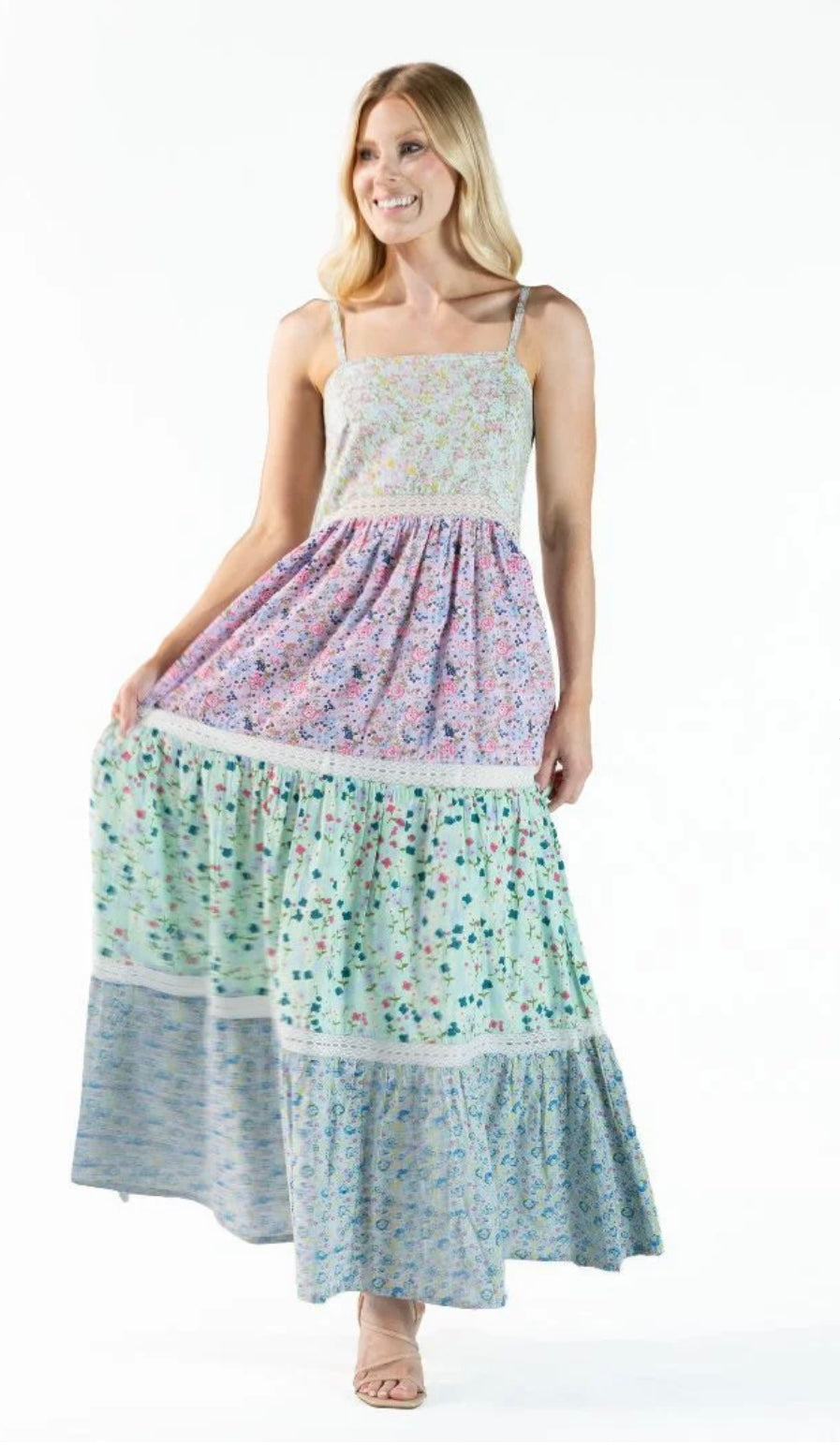 Spring floral dress