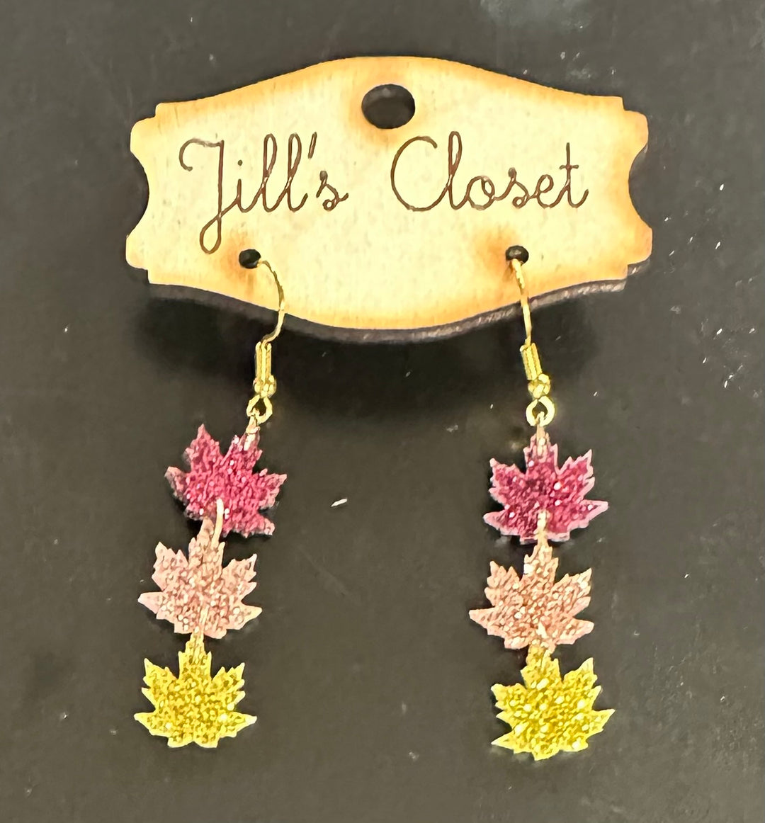 Fall Leaves Fishhook Earrings