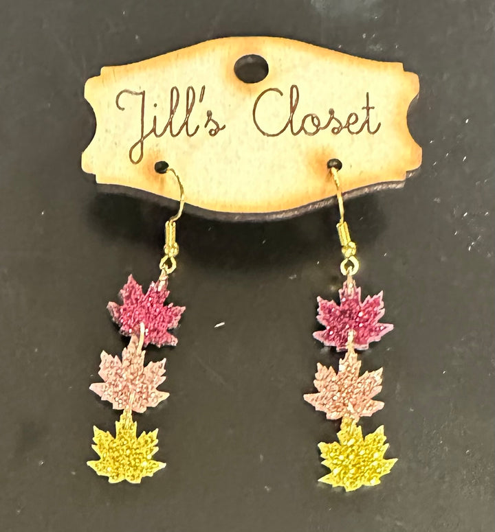 Fall Leaves Fishhook Earrings