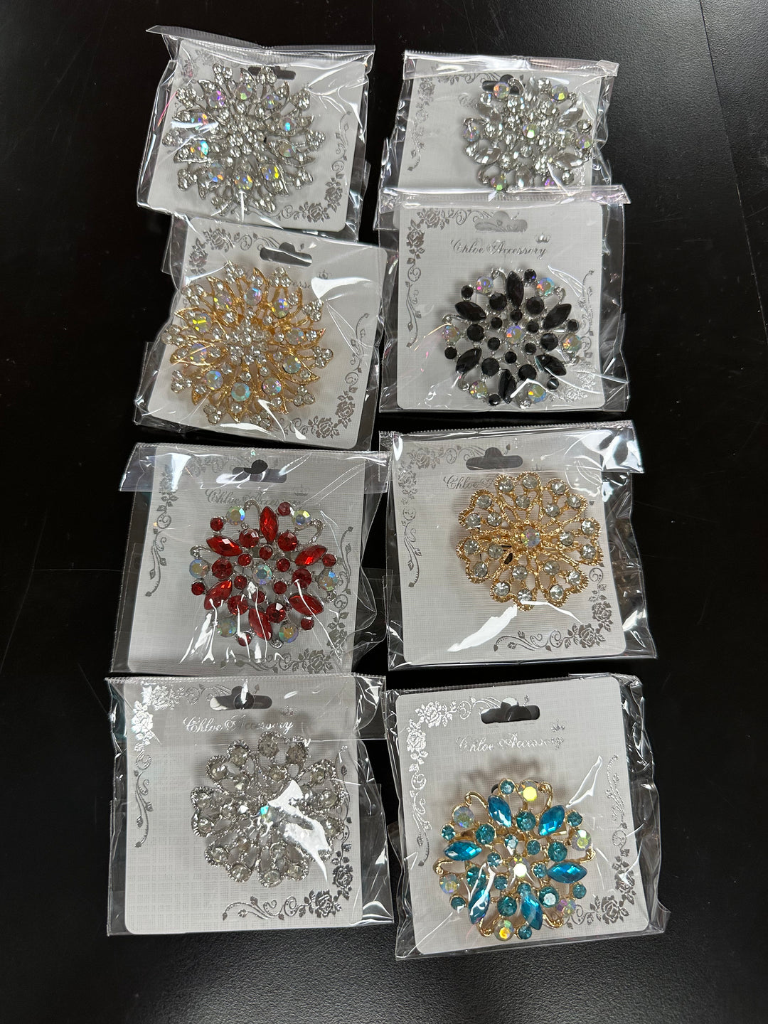 Rhinestone Brooch Hat Pin