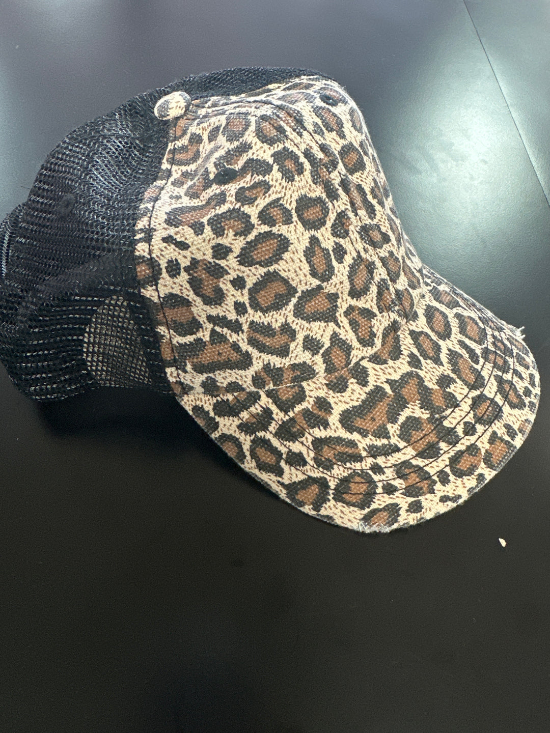 Checkered or Leopard Foam Trucker Hat