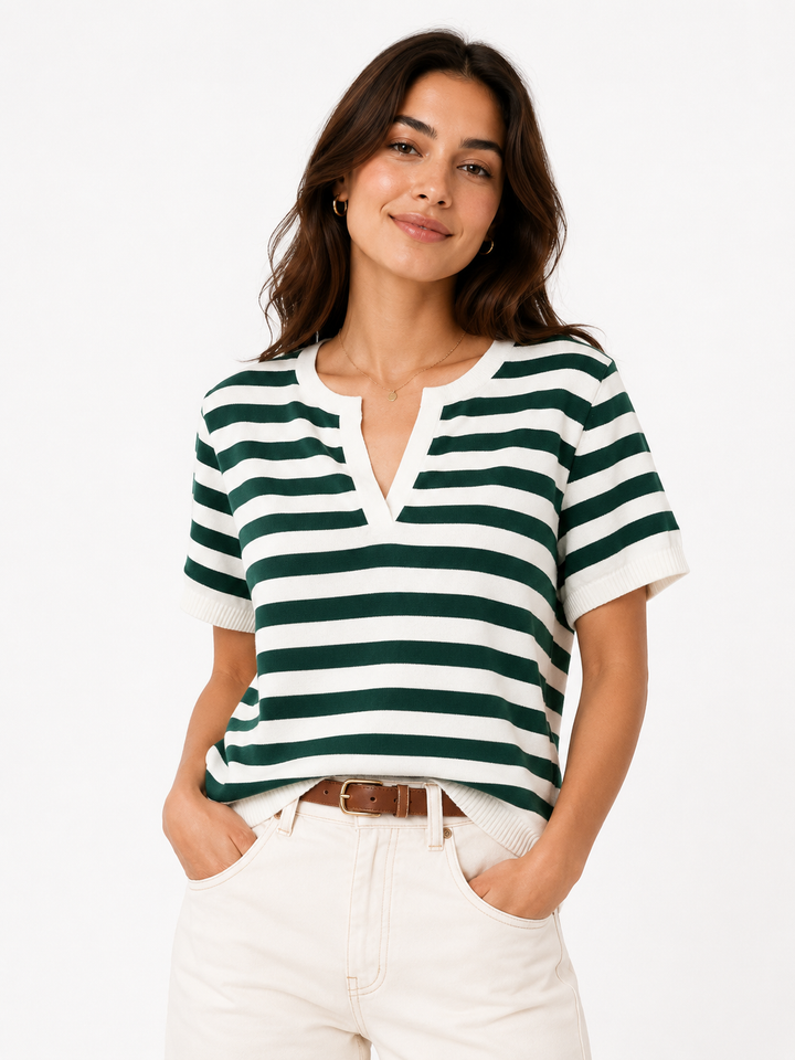 Harbor Breeze Striped Knit Top