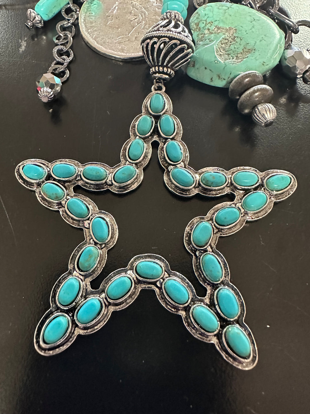 Turquoise Charm Necklace