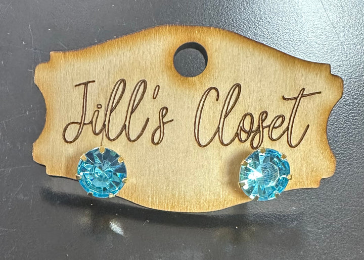 Crystal Stud Earrings