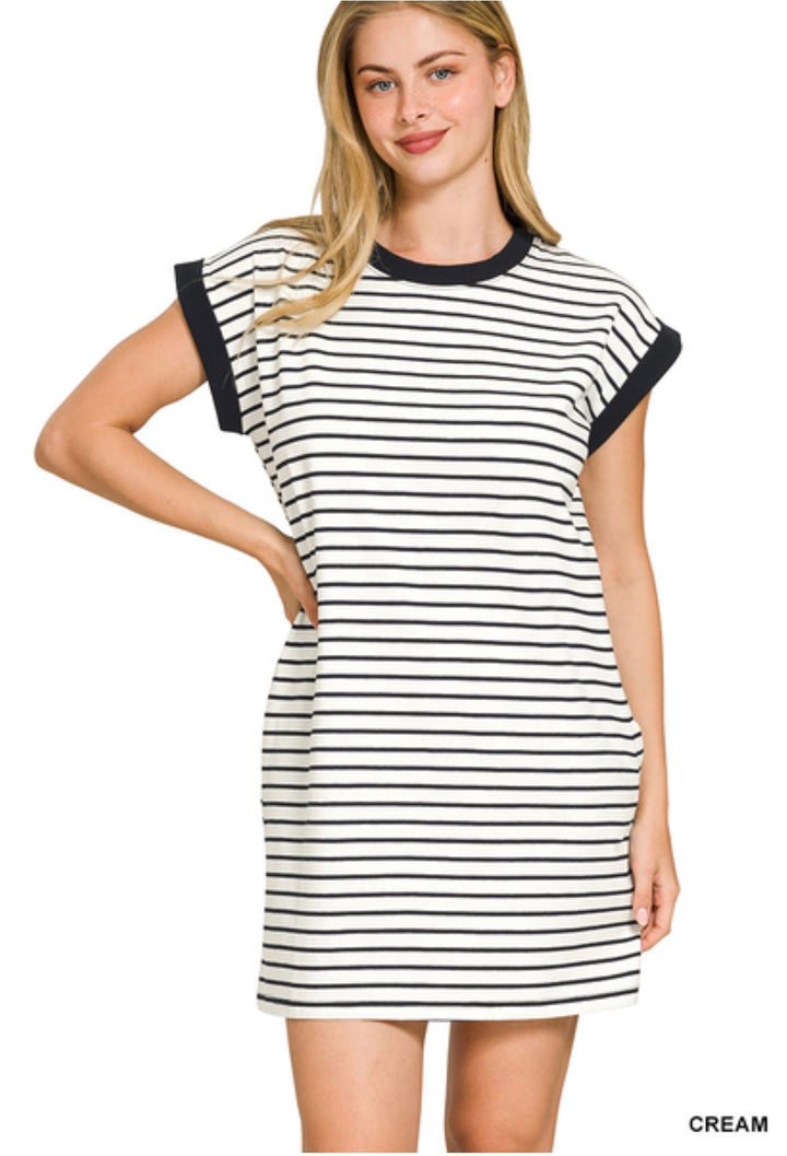 Banded T-Shirt Dress