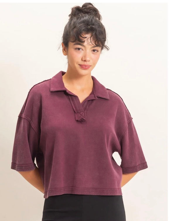 Becca’s Collared Top