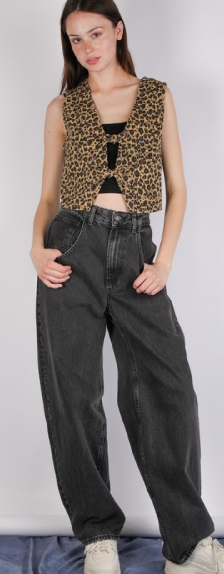 Janey’s Leopard Vest