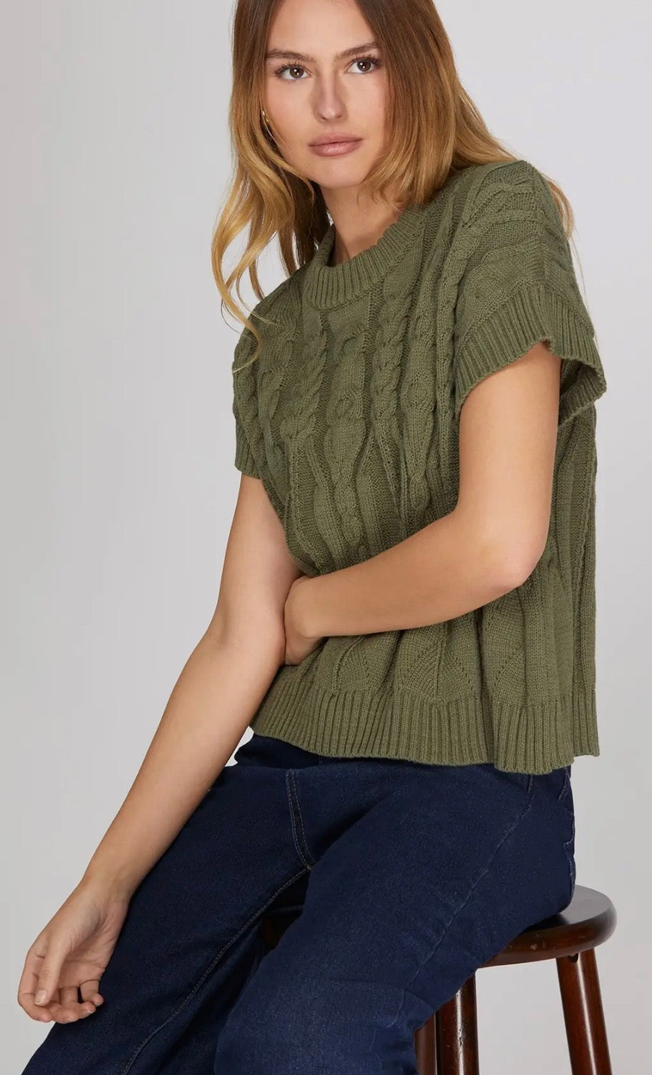 Louise’s Cable Knit Sweater