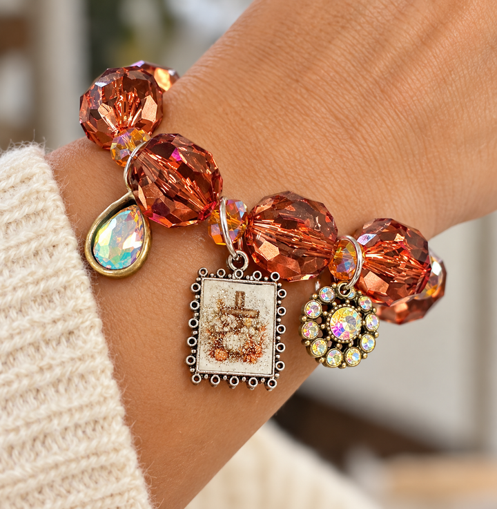 Fall Chunky Bling Bracelets