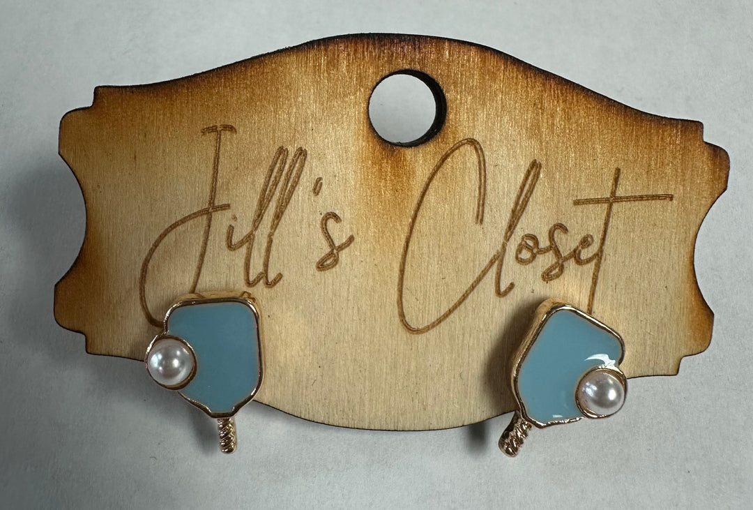 Pickleball Stud Earrings