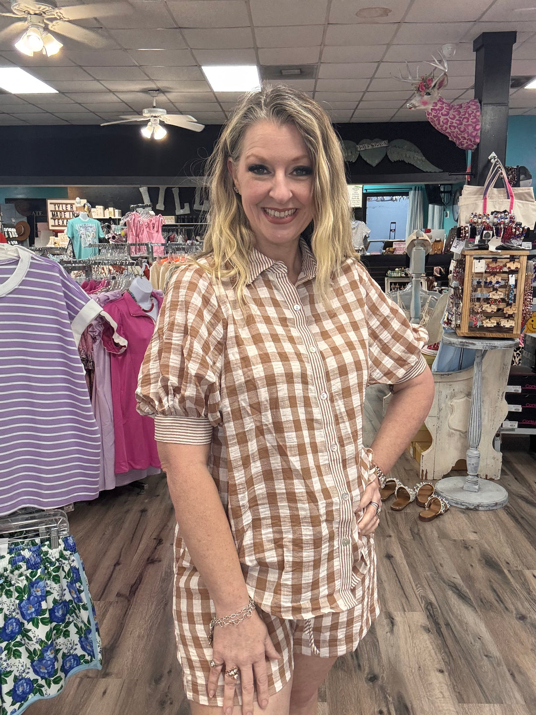 Sweet Tea & Sunshine Shorts Set