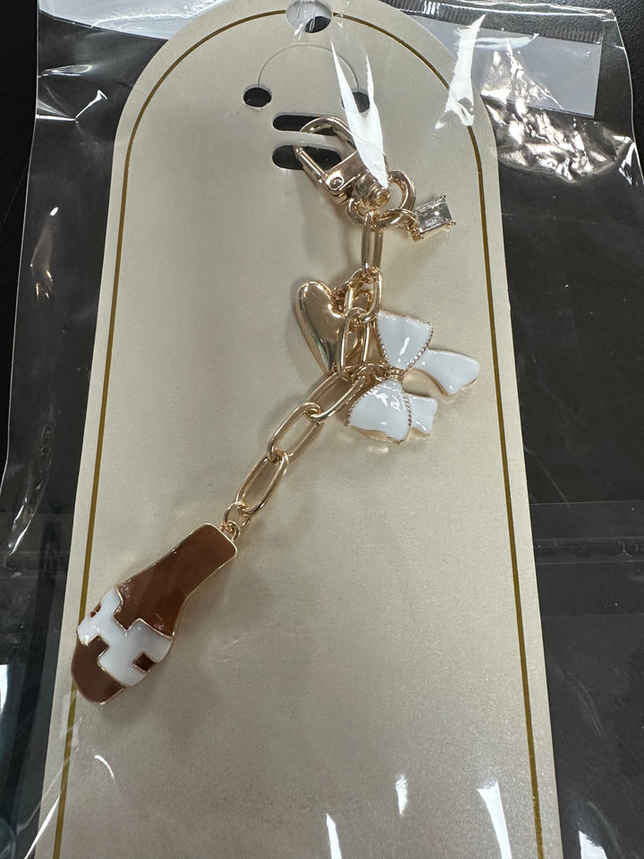 Golden Dangling Purse Charms