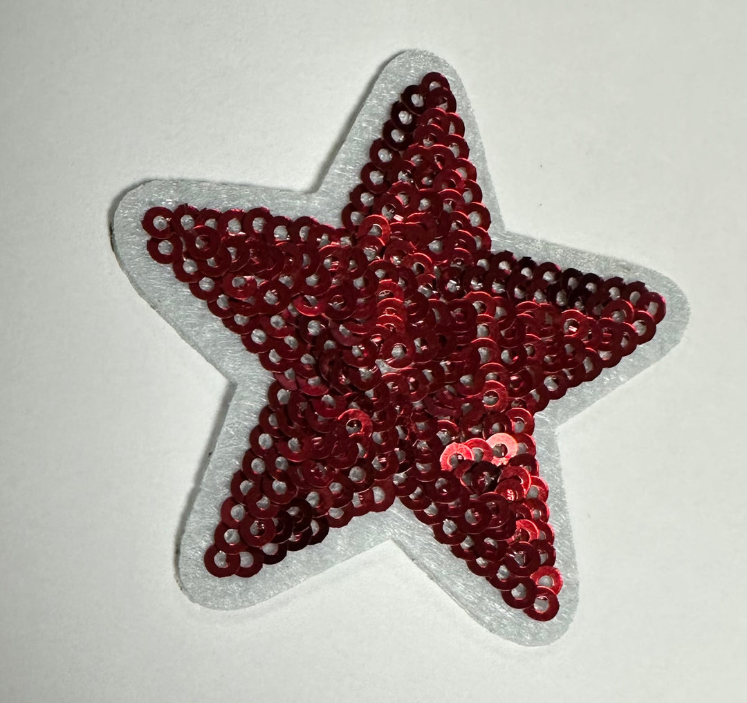 Star sequin Iron-on Patches