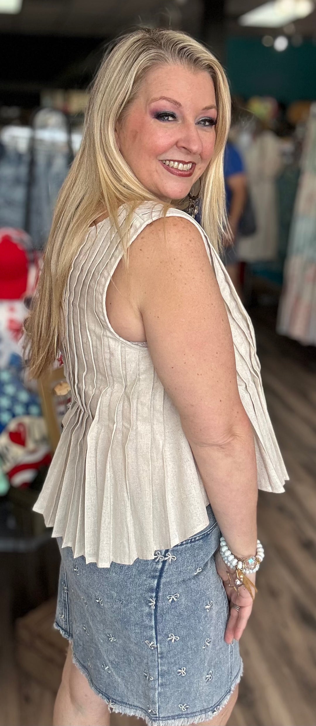 Kayan’s Pleated Top