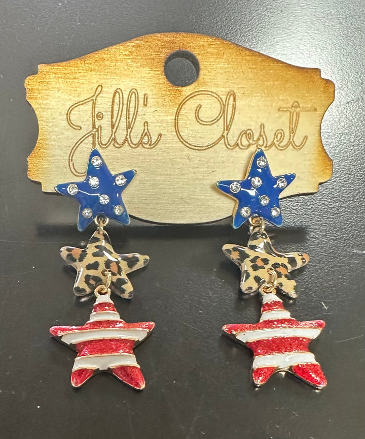 Patriotic Stud Earrings