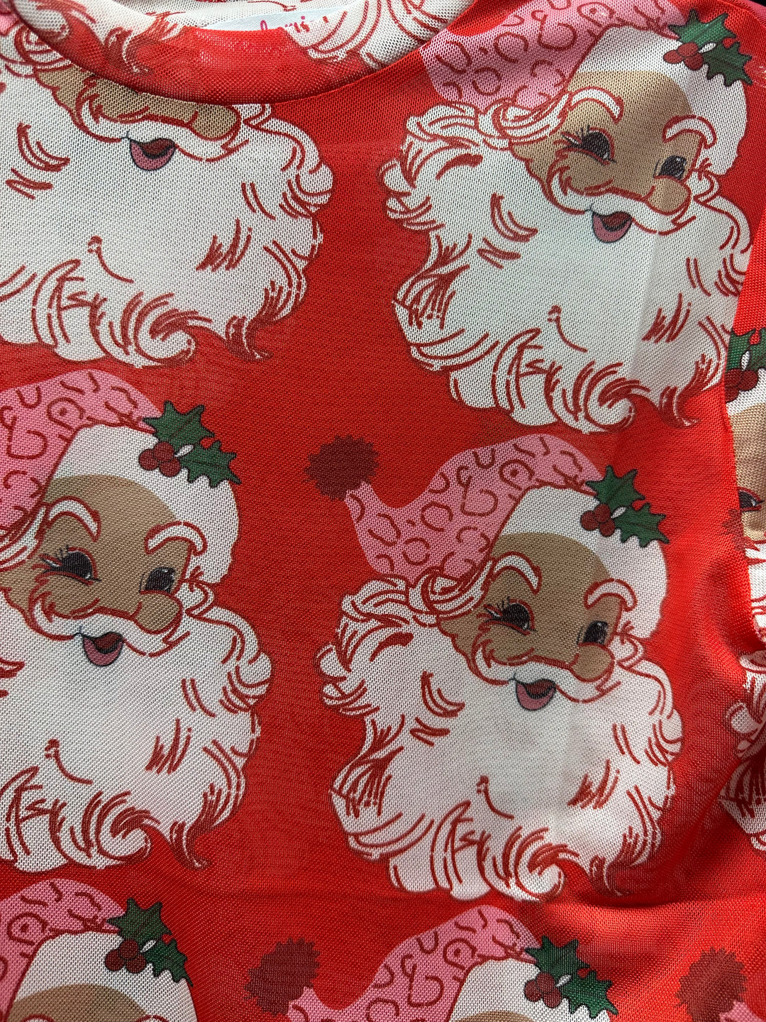 Christmas Mesh LS shirt