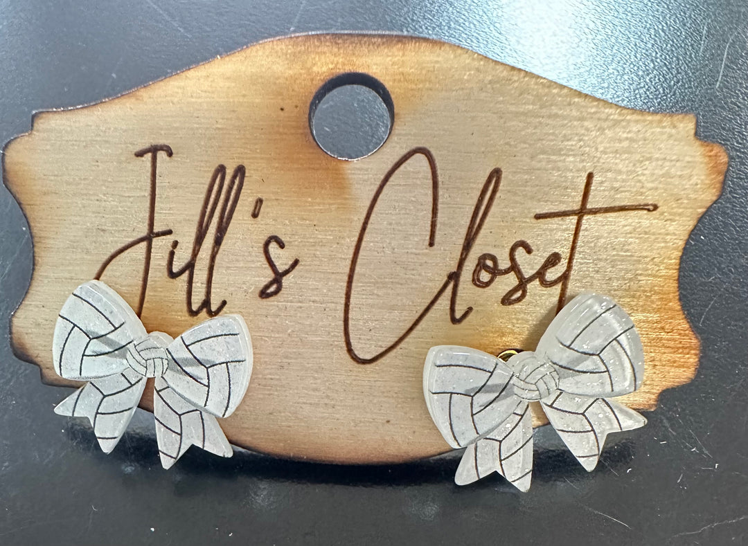 Little Bows Sports Stud Earrings