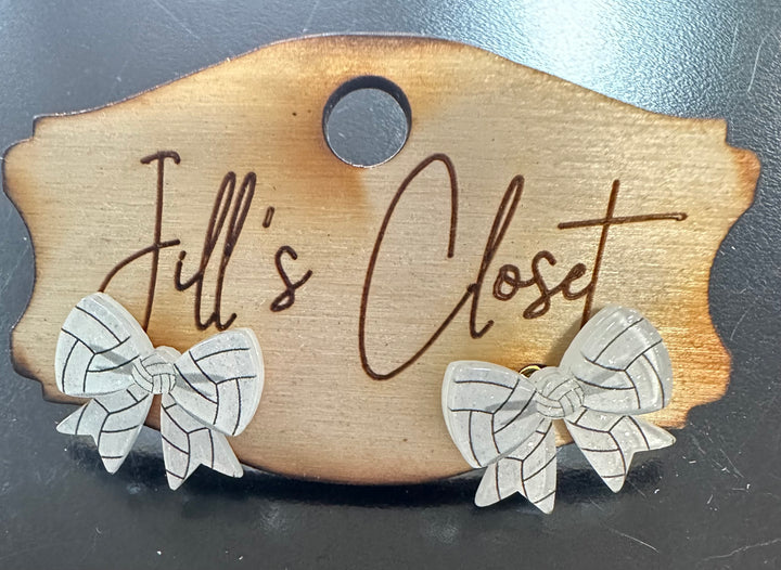 Little Bows Sports Stud Earrings