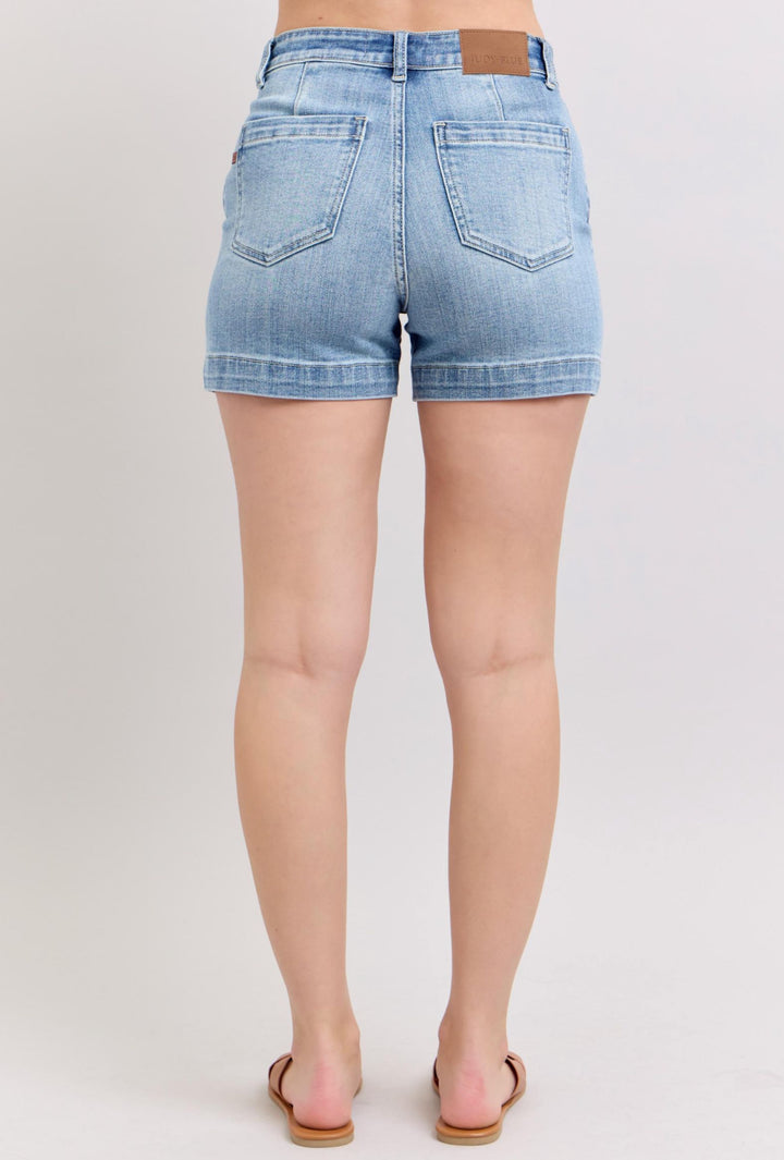 Judy Blue Trouser Short Lt. Wash