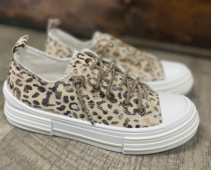 Very G Aman Natural Leopard Shoes