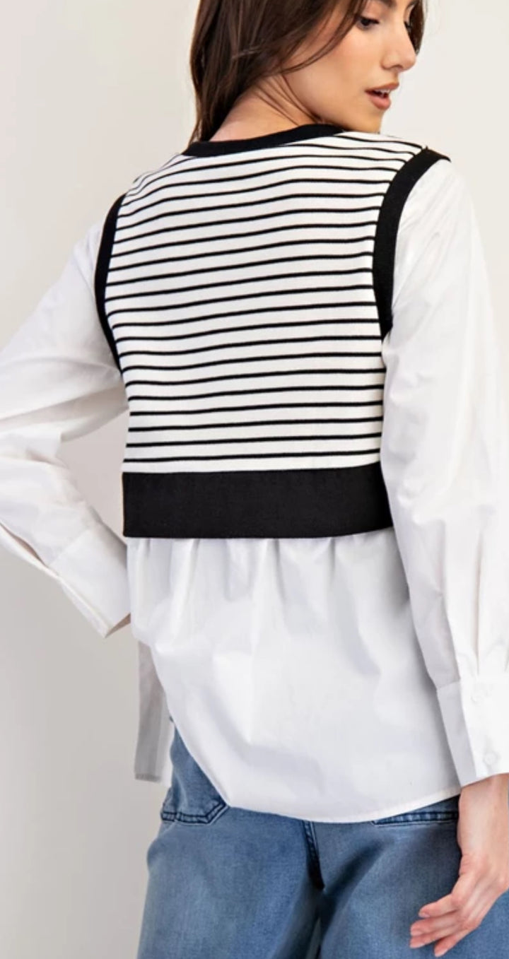 Vest in Me blouse
