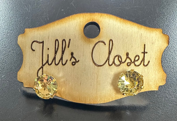 Crystal Stud Earrings