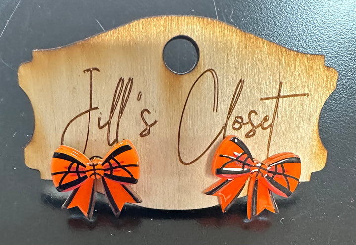 Little Bows Sports Stud Earrings