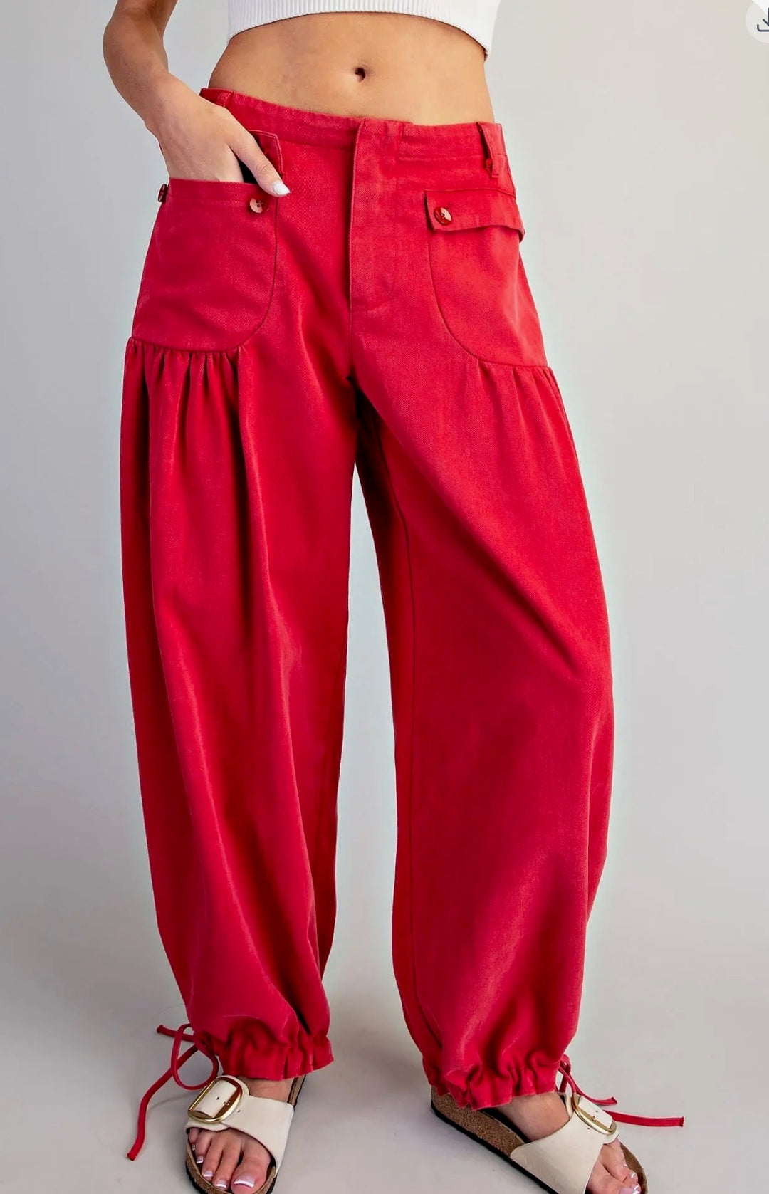 Poppy Red Pants