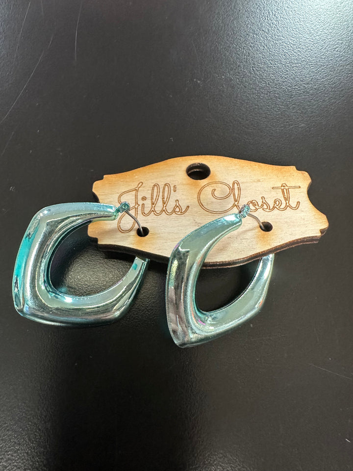 Puff Metal Hoop earrings