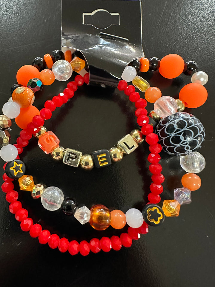 Triple Stack Halloween Bracelet