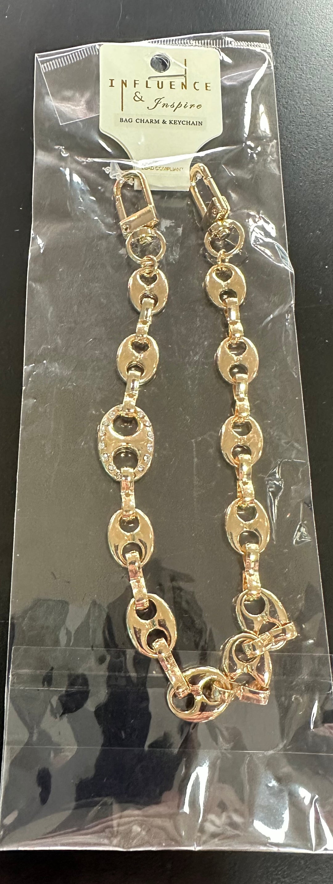 Golden Purse Chain Charms