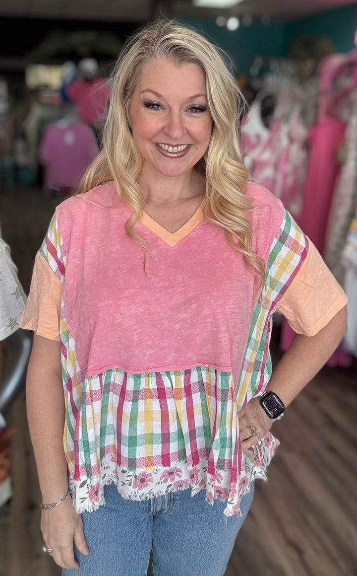 Dreaming of Plaids Top
