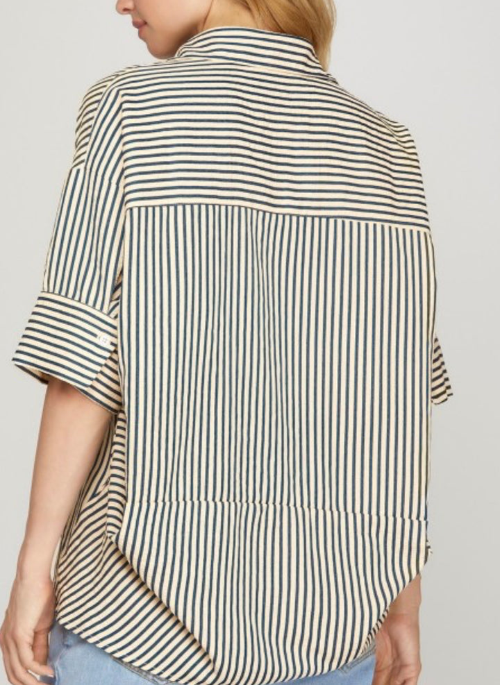 Susan’s Seersucker Top
