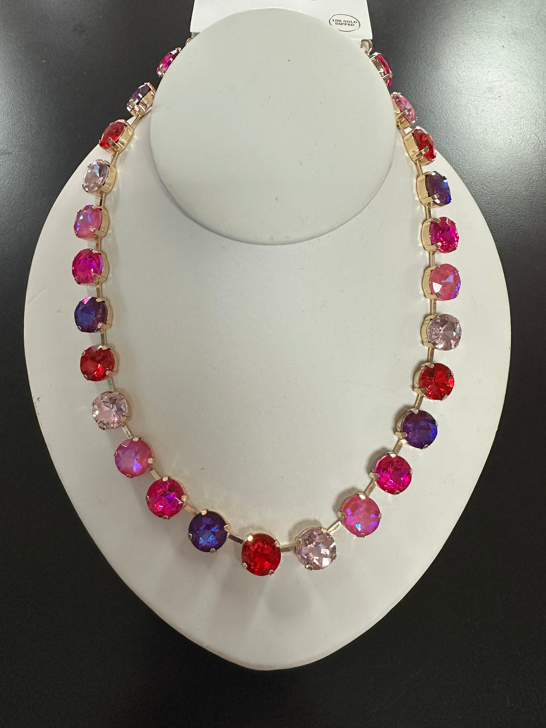 Faceted Crystal Necklace
