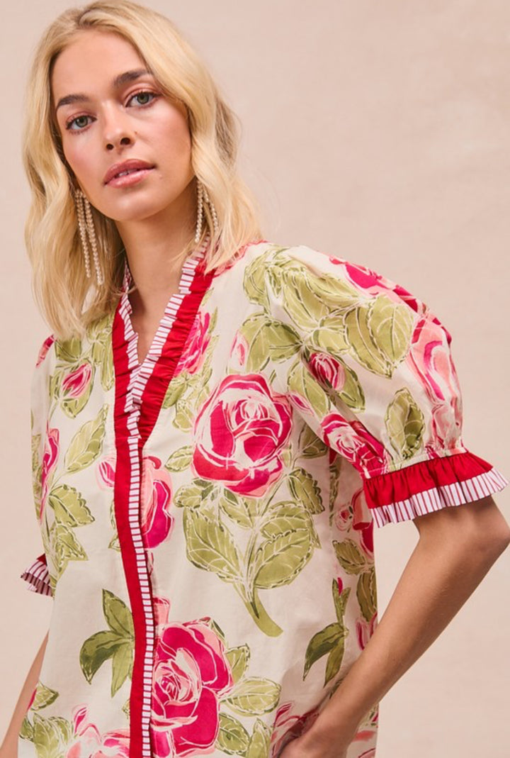 Run for the Roses Blouse