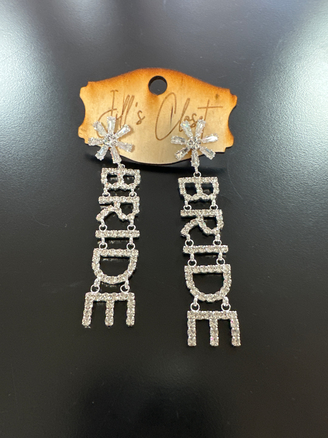Bride Rhinestone Earrings