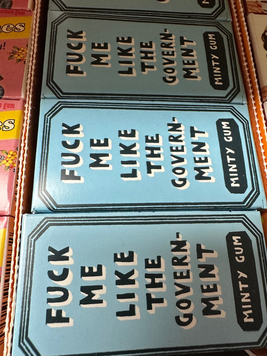 Snarky Blue Q Gum