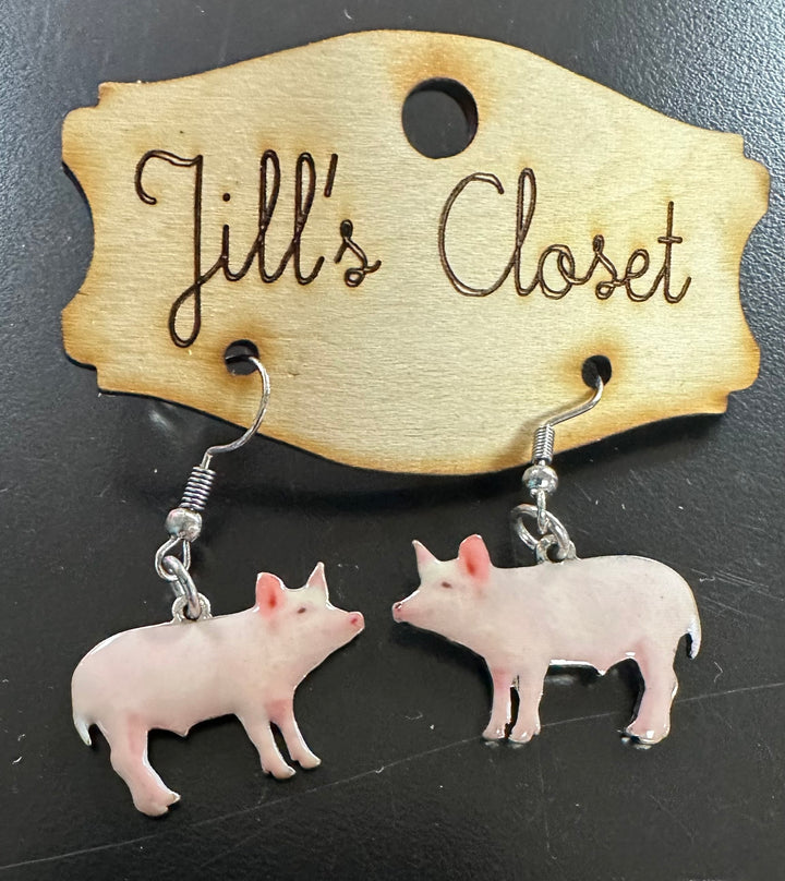 Show Farm Animal Earrings