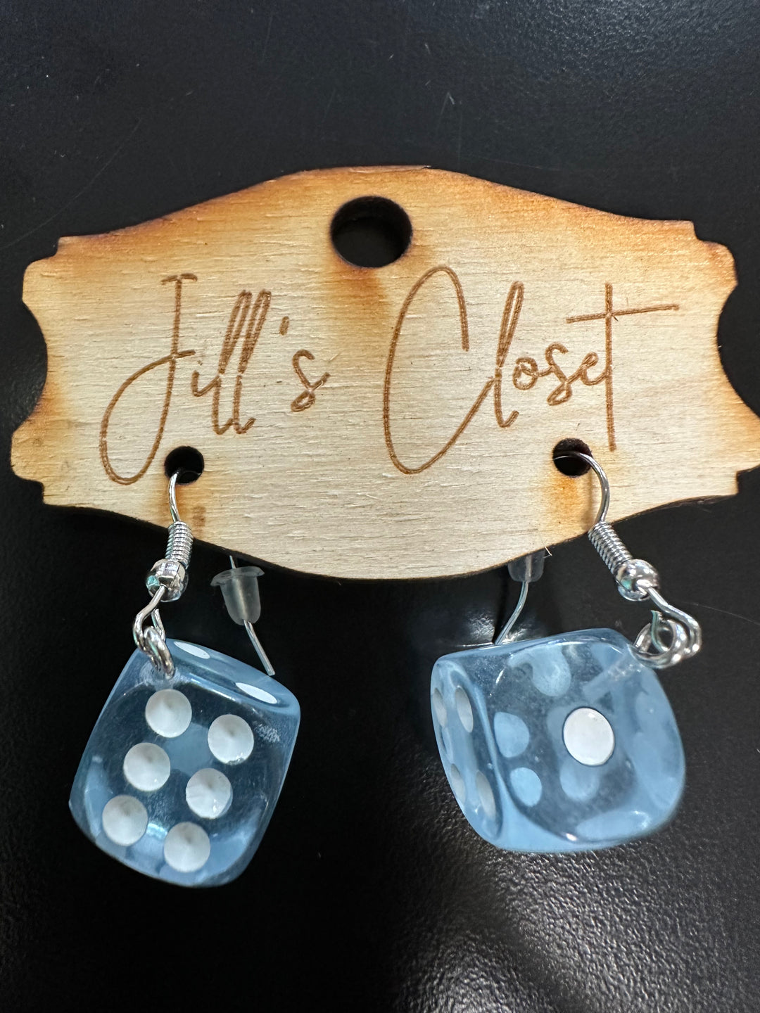 Colored Dice Earrings