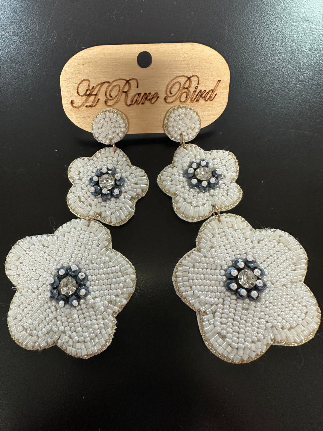 Beaded Flower earrings