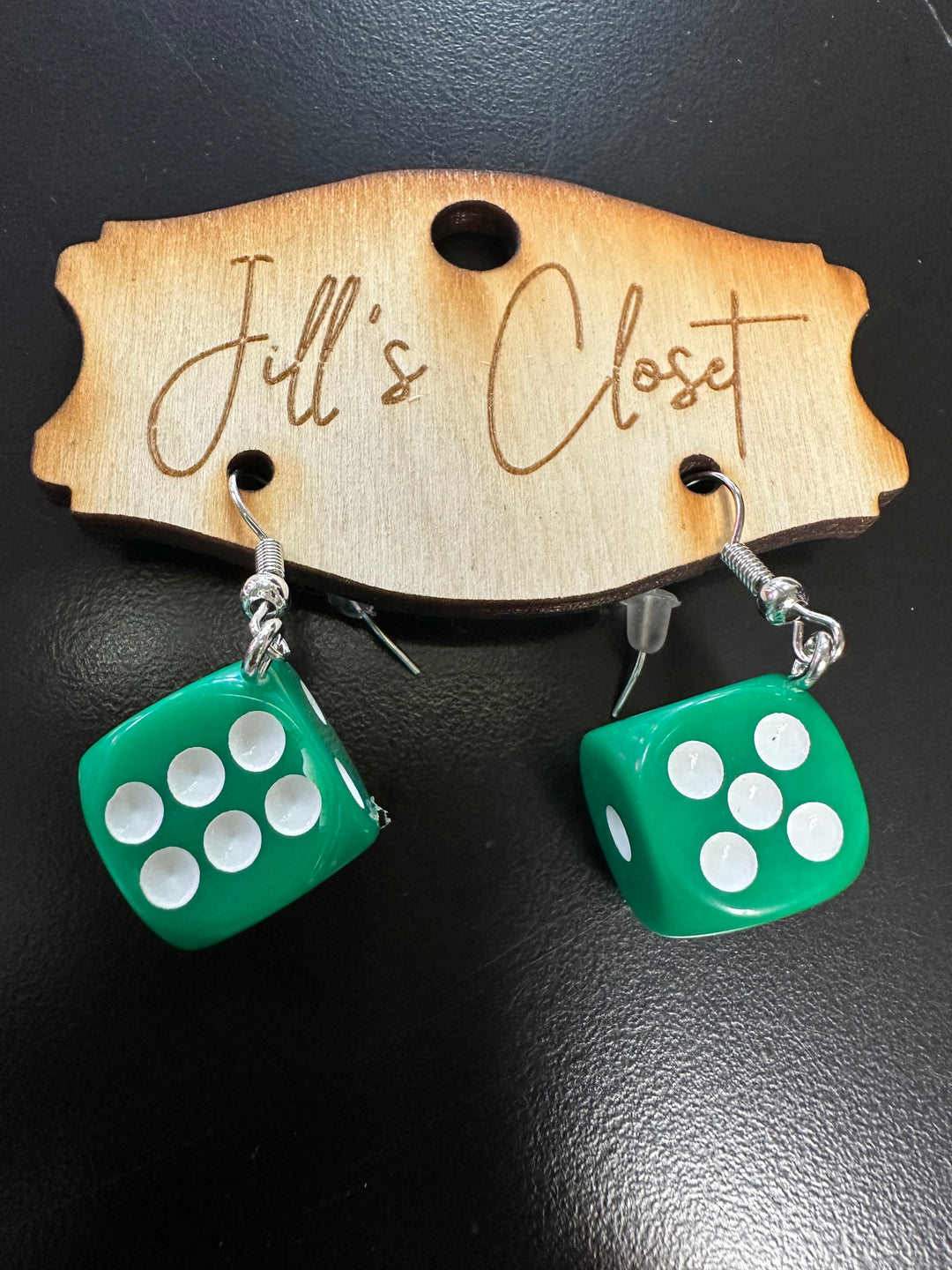 Colored Dice Earrings
