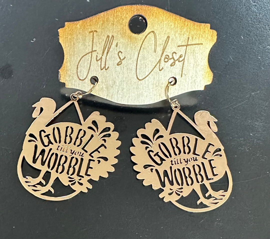 Gobble Turkey Earrings