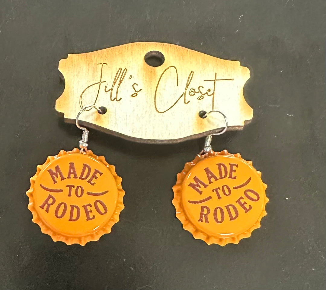 Bottle Cap Earrings or Bracelet