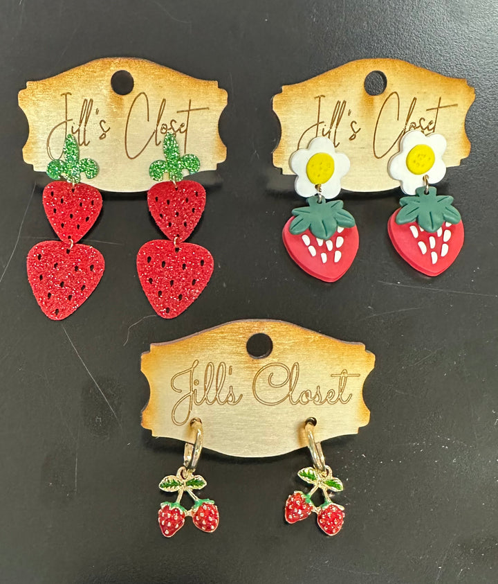 Strawberry Earrings