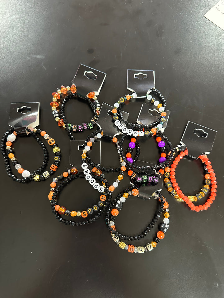 Halloween “Words” Bracelet pair