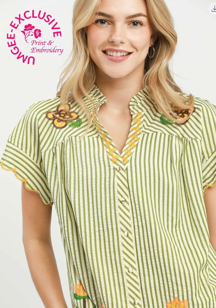 Summer Flowers Top